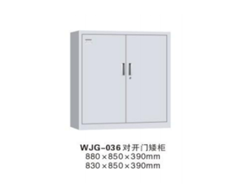WJG-036 对开门矮柜（灰白）