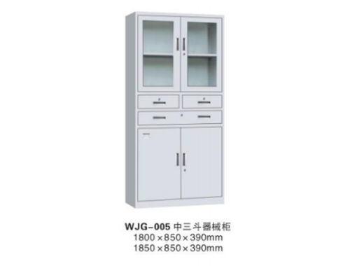 WJG-005 中三斗器械柜（灰白）