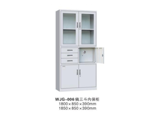 WJG-006 偏三斗内保柜（灰白）